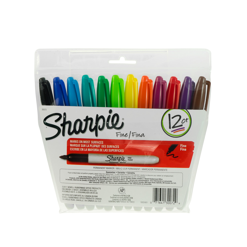 MARCADORES PERMANENTES 12 COL. SHARPIE