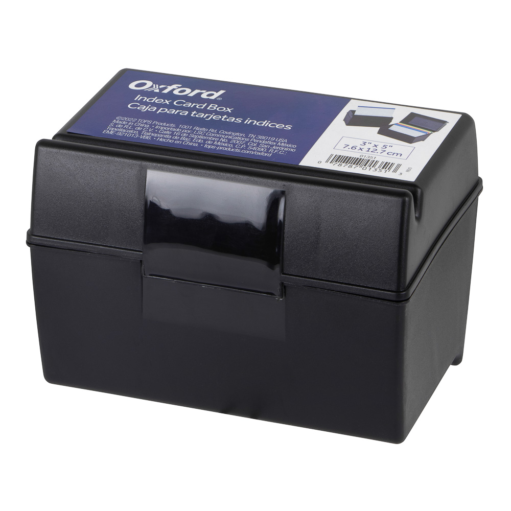 FICHERO 3 PLG. X 5 PLG. NEGRO OXFORD