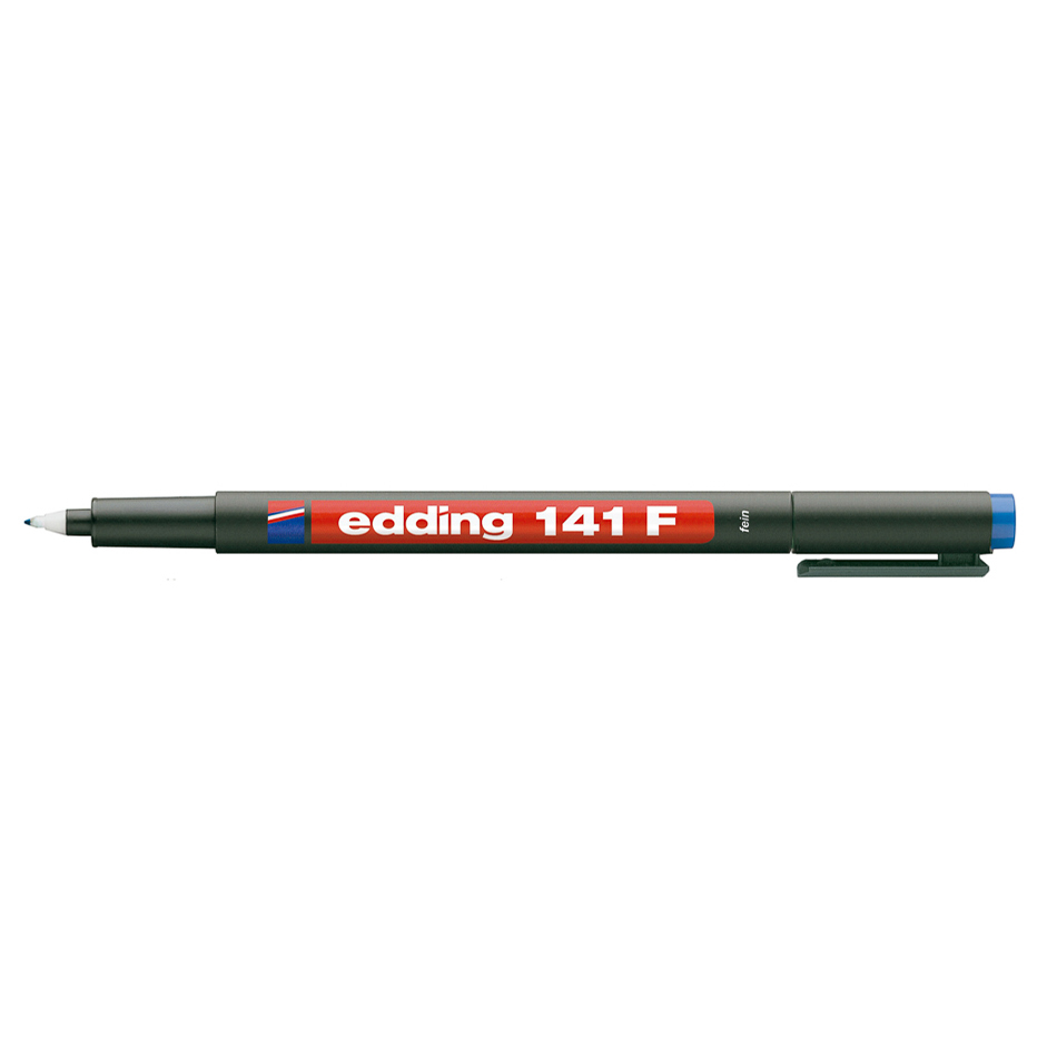 MARCADOR 141F ACETATO AZUL EDDING