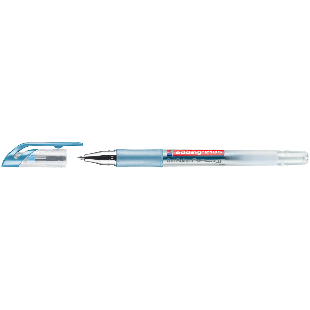 BOLIGRAFO GEL 0.7 MM. AZUL METALICO EDDING
