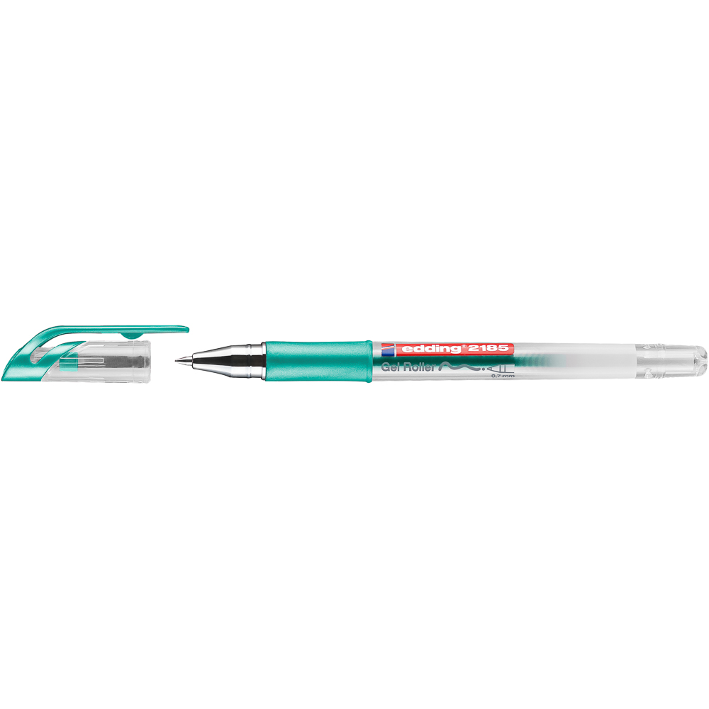 BOLIGRAFO GEL 0.7 MM. VERDE MENTALICO EDDING