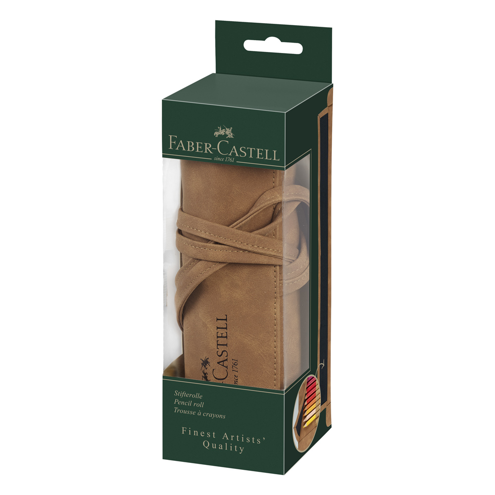 PORTALAPICES DE CUERO 45 ESPACIOS FABER CASTELL