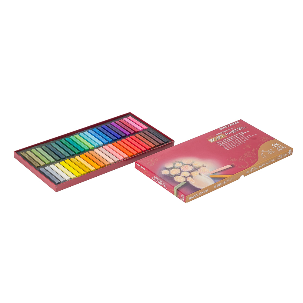 CRAYONES PASTEL SECO 48 COL. SIMBALION