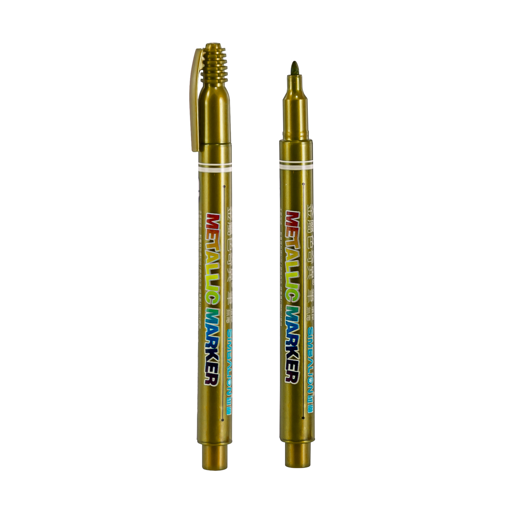 MARCADOR METALICO DORADO SIMBALION