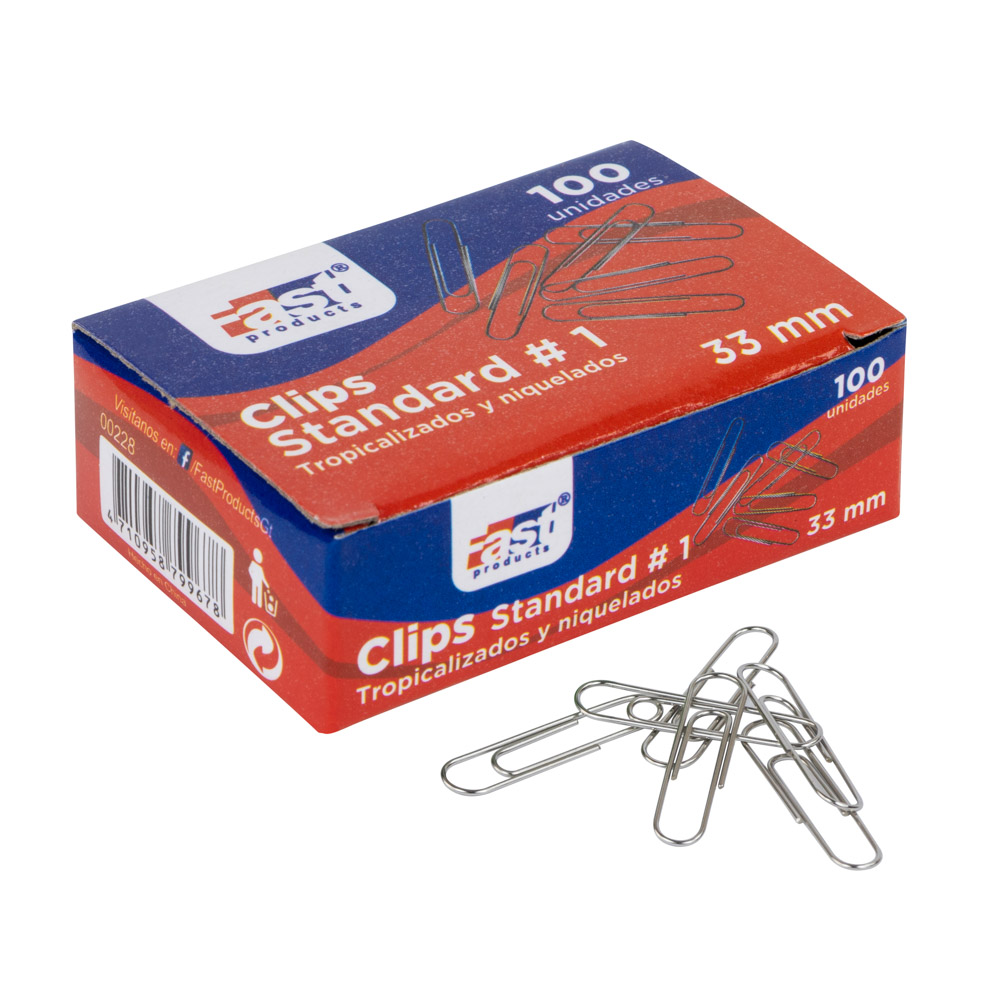 CLIPS JUMBO 100 U. FAST