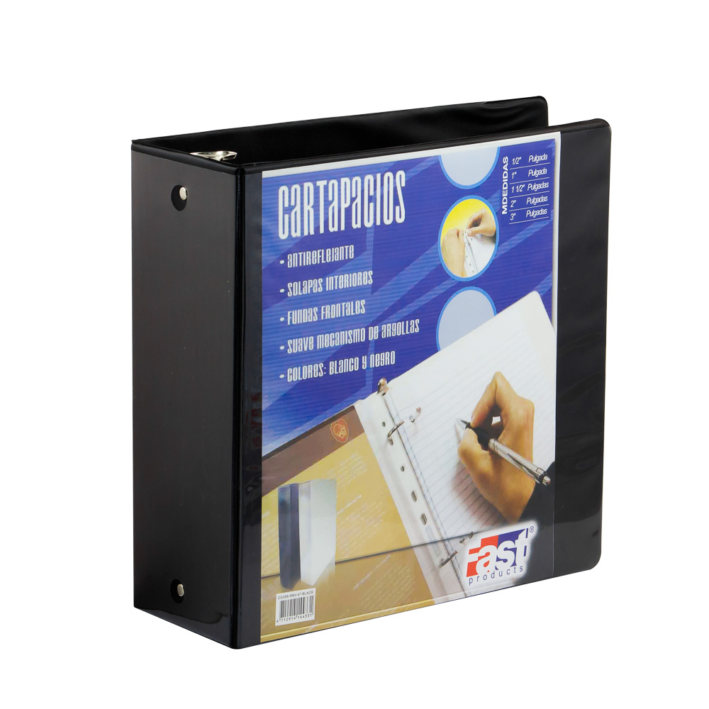 CARTAPACIO CON FUNDA 4 PLG. NEGRO FAST