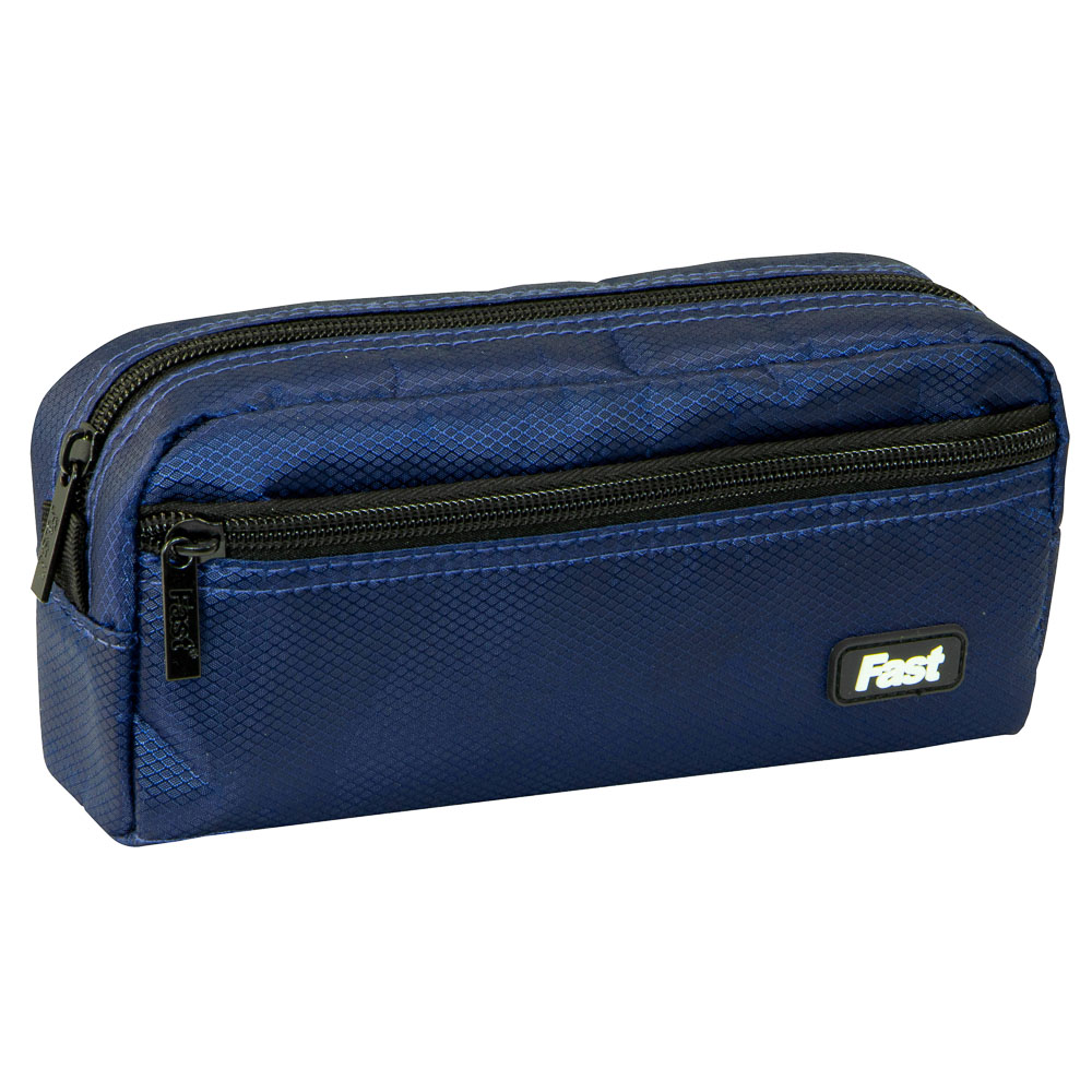 PORTALAPICES 2 ZIPPERS AZUL MARINO FAST