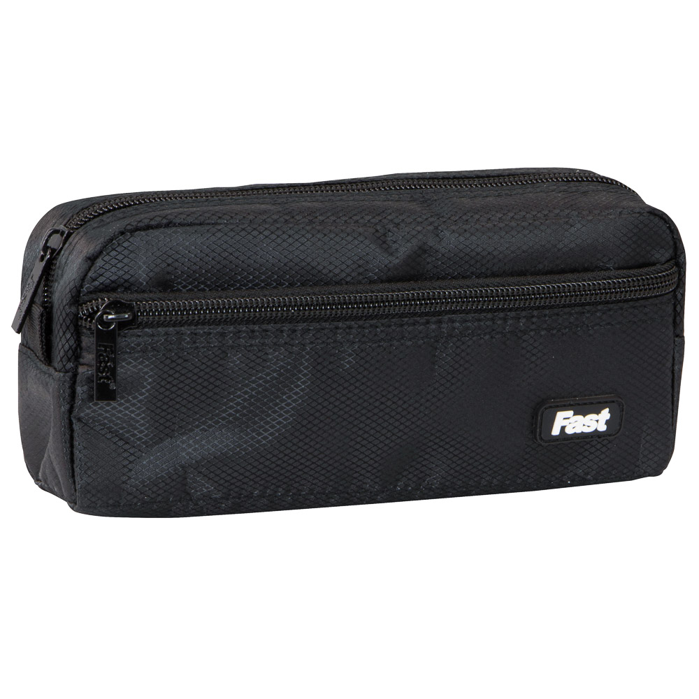 PORTALAPICES 2 ZIPPERS NEGRO FAST