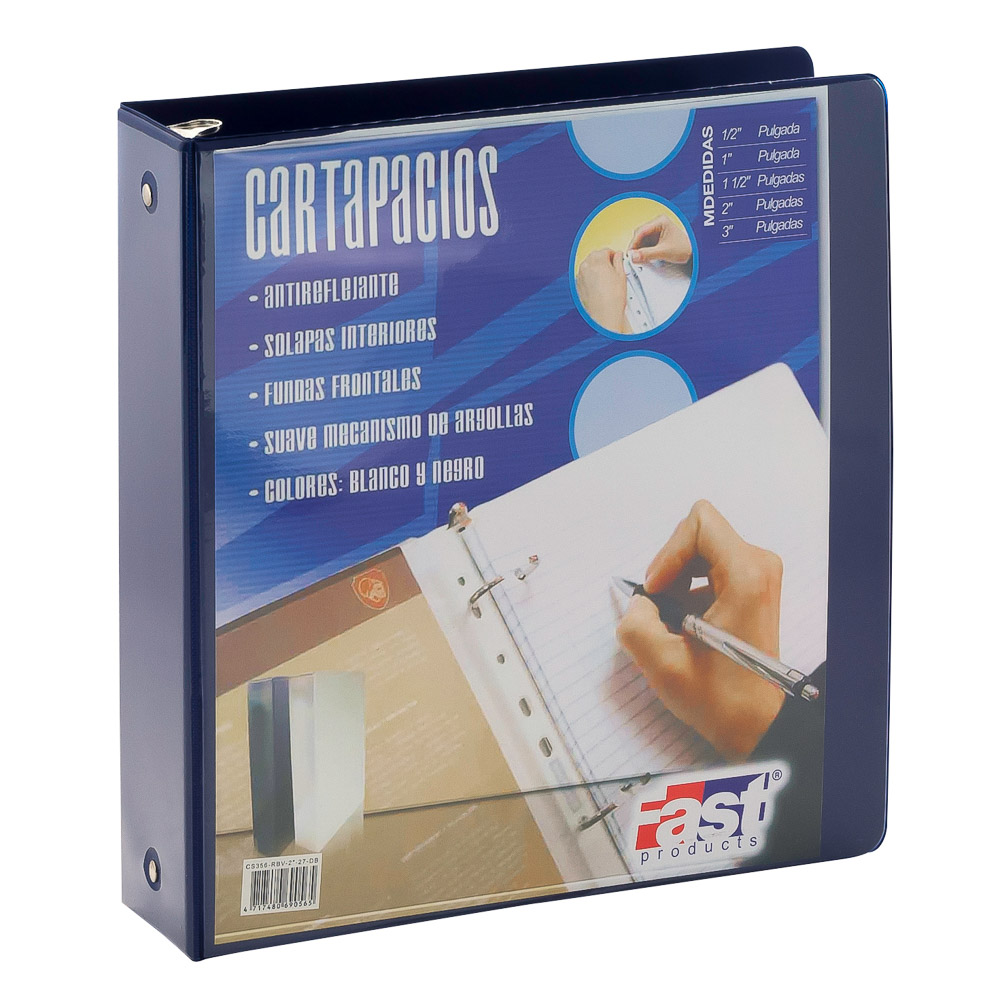 CARTAPACIO CON FUNDA 1 1/2 PLG. AZUL FAST