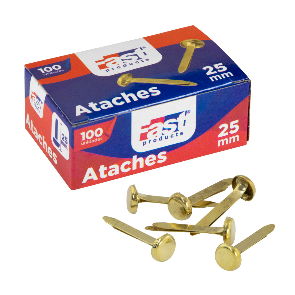 ATACHES 25 MM. 100 U. FAST