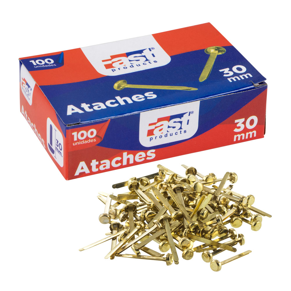 ATACHES 30 MM. 100 U. FAST