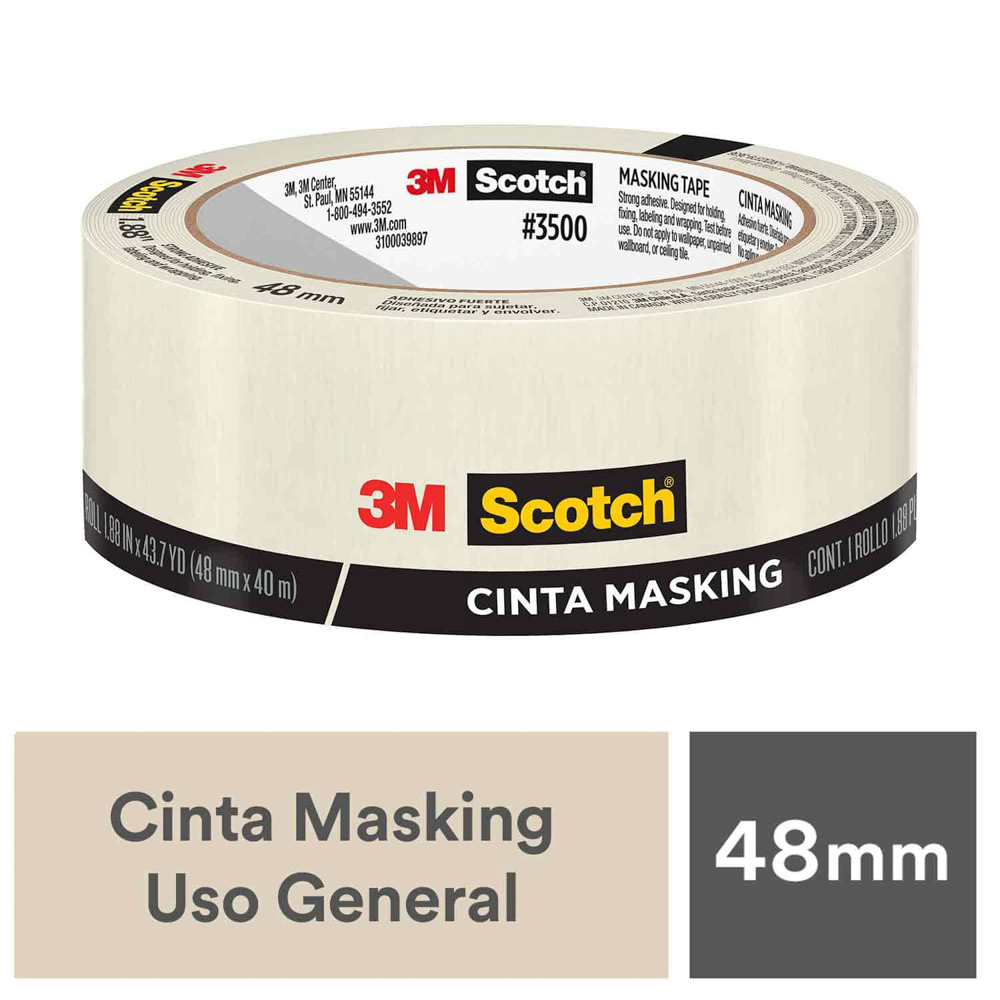 MASKING TAPE 2 PLG. ADHESIVO FUERTE SCOTCH