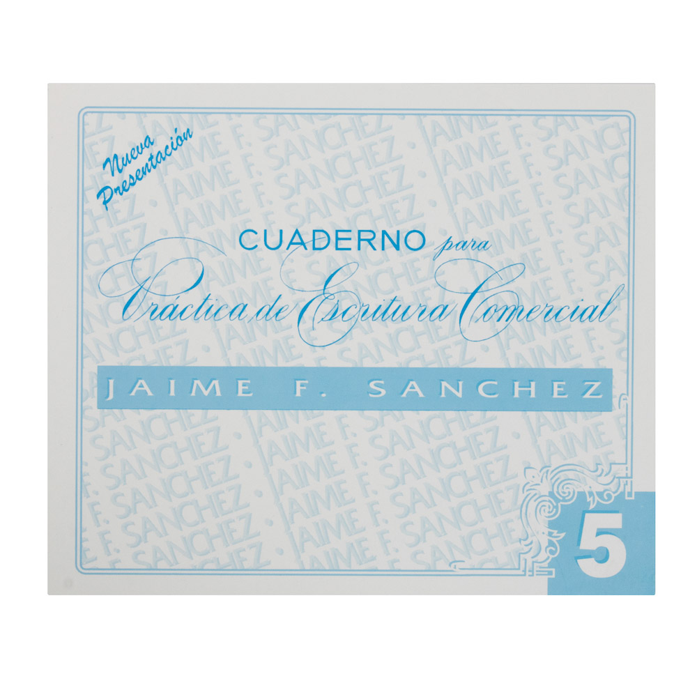 CUADERNO CALIGRAFIA NO. 5 JAIME SANCHEZ