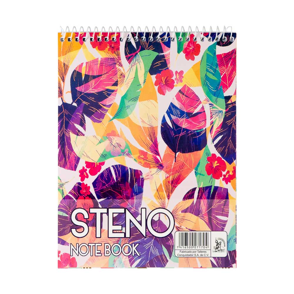 CUADERNO ESPIRAL TAQUIGRAFIA CONQUISTADOR