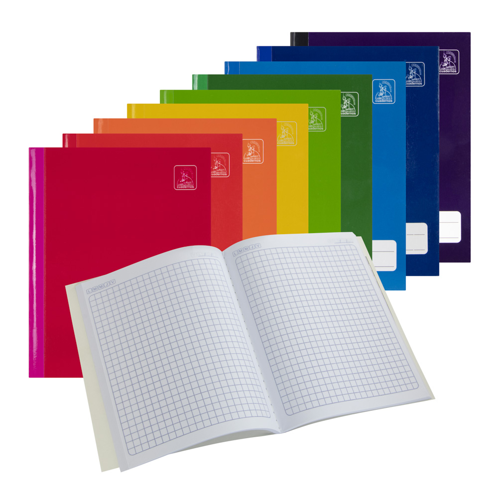 CUADERNO COSIDO CUADROS CONQUISTADOR