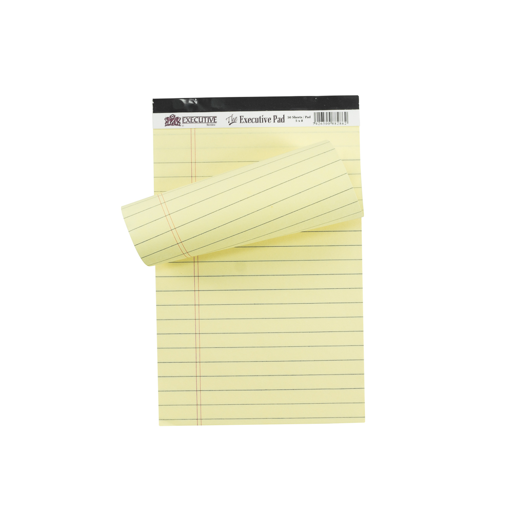 BLOCK CON LINEAS 1/2 CARTA 50 H. AMARILLO EXECUTIVE