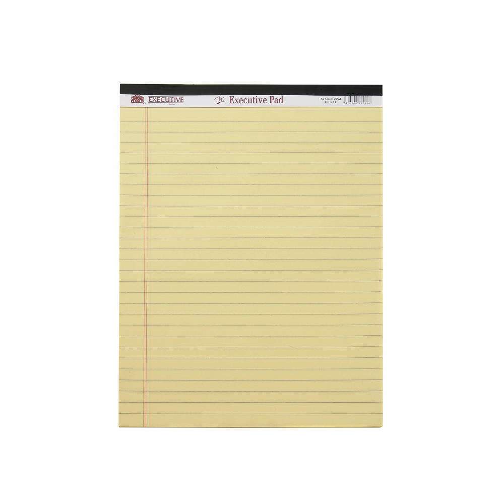 BLOCK CON LINEAS CARTA 50 H. AMARILLO EXECUTIVE