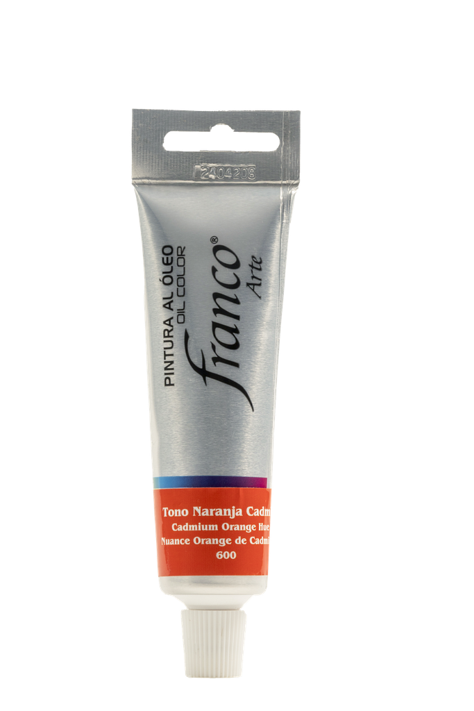 OLEO 37 ML. 600 NARANJA CADMIO FRANCO ARTE (3*24)