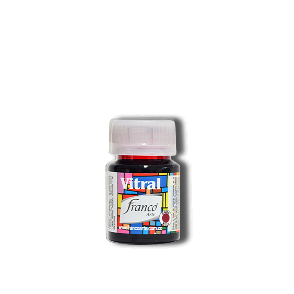 VITRAL 30 ML. 004 ROJO FRANCO ARTE (6*24)