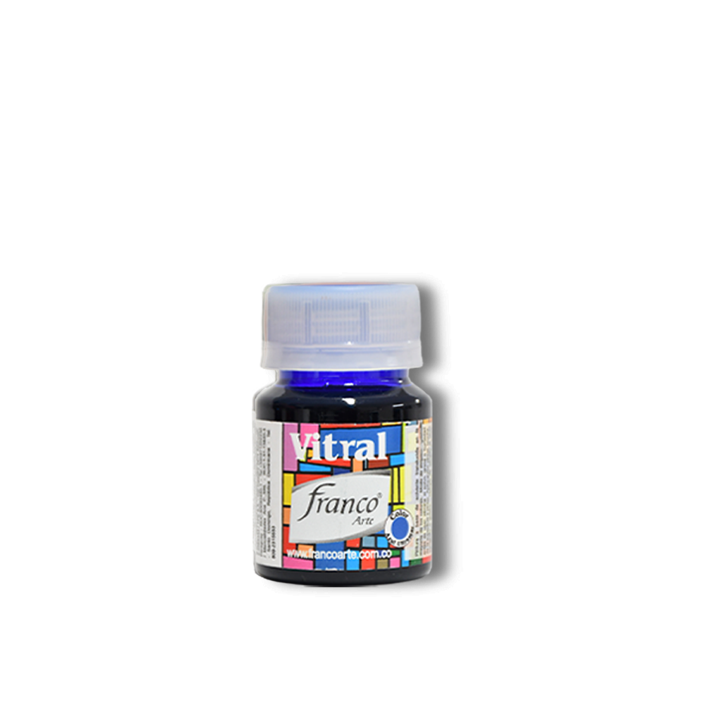 VITRAL 30 ML. 008 AZUL ULTRAMAR FRANCO ARTE (6*24)