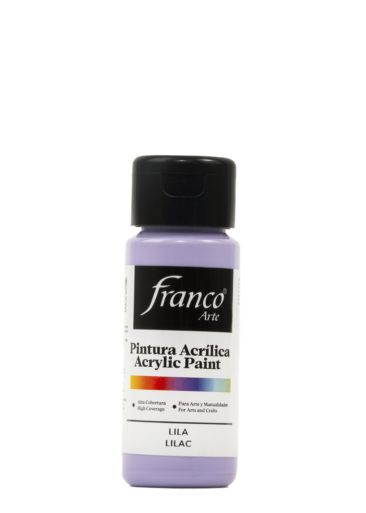 PINTURA ACRILICA 60 ML. 075 LILA FRANCO ARTE (6*24)