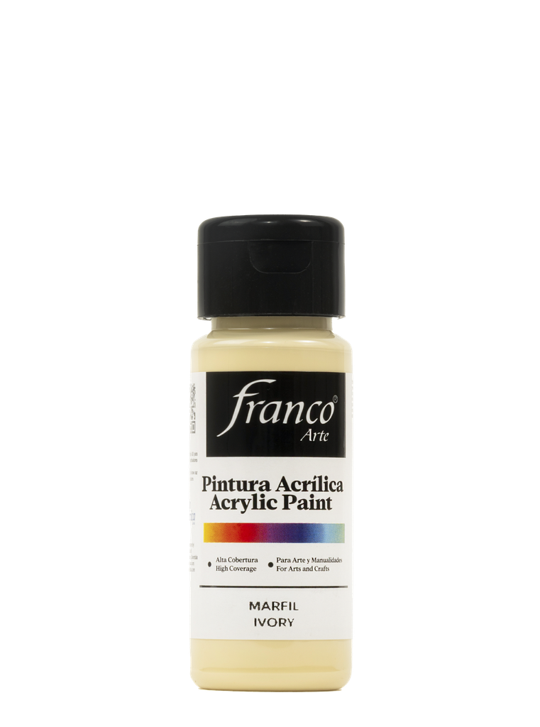 PINTURA ACRILICA 60 ML. 065 MARFIL FRANCO ARTE (6*24)