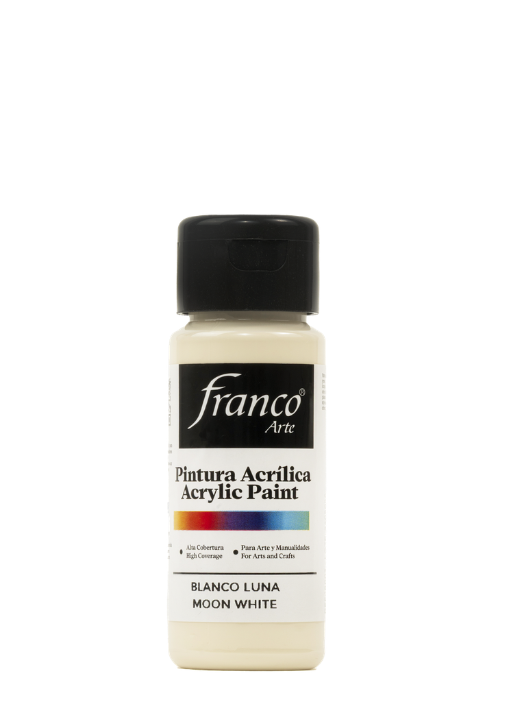 PINTURA ACRILICA 60 ML. 002 BLANCO LUNA FRANCO ARTE (6*24)