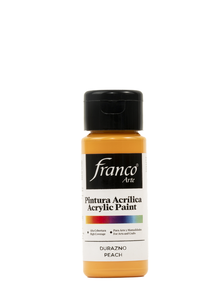 PINTURA ACRILICA 60 ML. 005 DURAZNO FRANCO ARTE (6*24)