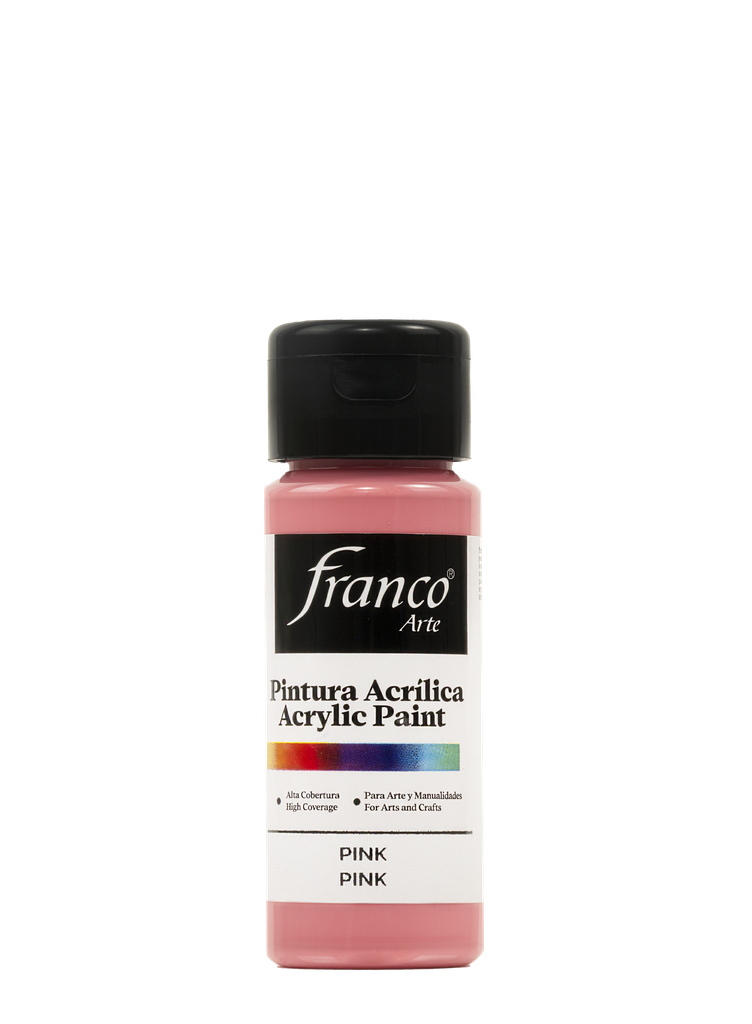 PINTURA ACRILICA 60 ML. 007 PINK FRANCO ARTE (6*24)