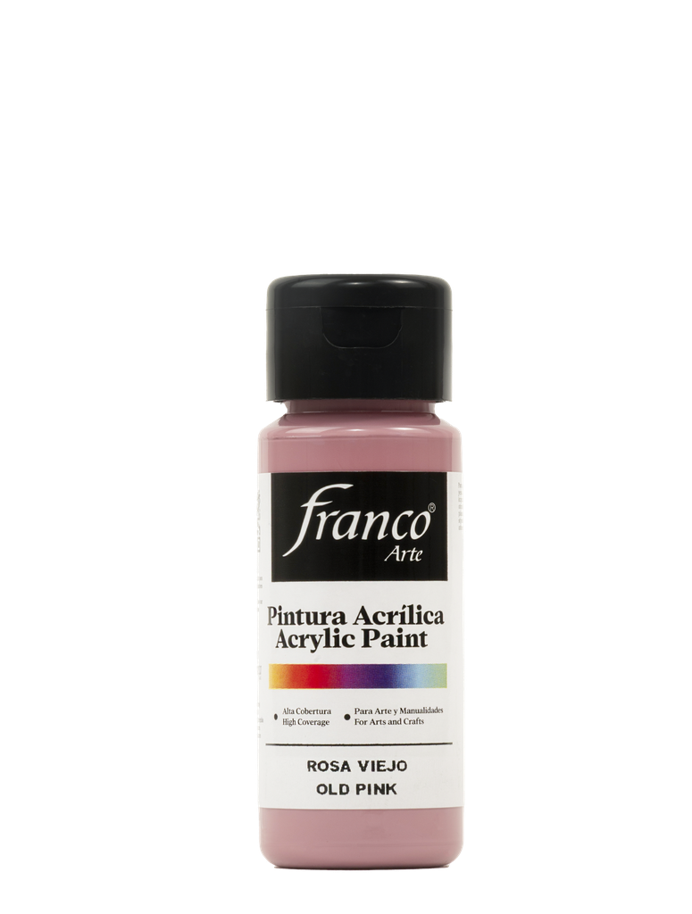 PINTURA ACRILICA 60 ML. 066 ROSA VIEJO FRANCO ARTE (6*24)