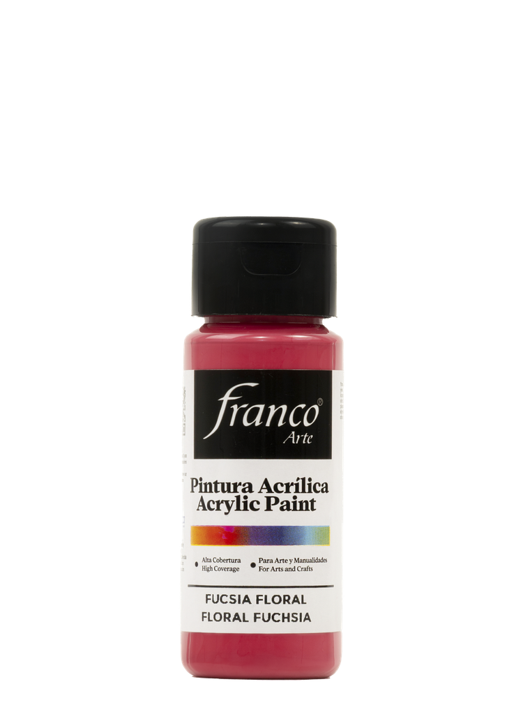 PINTURA ACRILICA 60 ML. 008 FUCSIA FLORAL FRANCO ARTE (6*24)