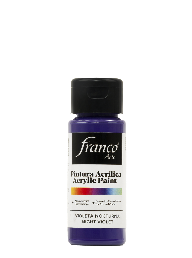 PINTURA ACRILICA 60 ML. 047 VIOLETA NOCTURNA FRANCO ARTE (6*24)