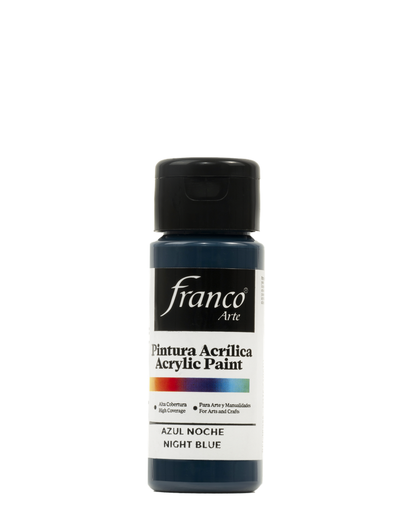 PINTURA ACRILICA 60 ML. 055 AZUL NOCHE FRANCO ARTE (6*24)
