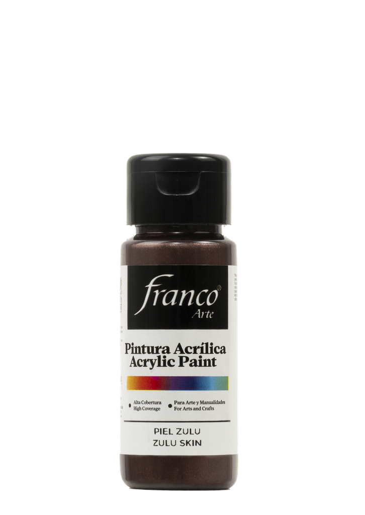 PINTURA ACRILICA 60 ML. 063 PIEL ZULU FRANCO ARTE (6*24)