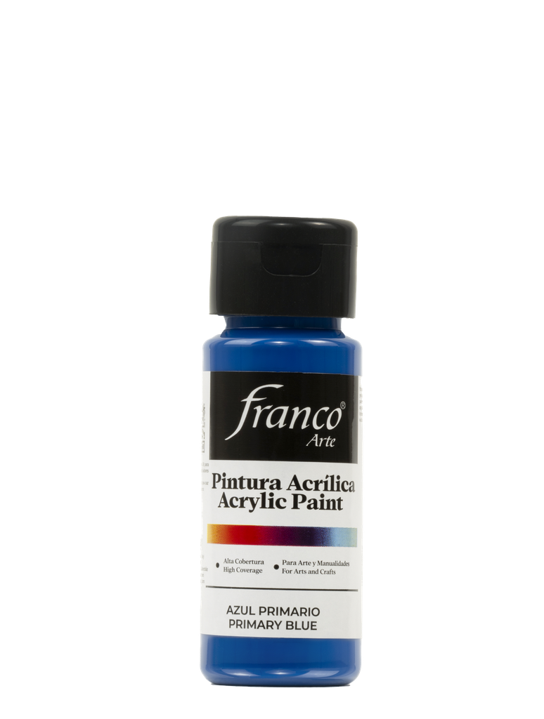 PINTURA ACRILICA 60 ML. 015 AZUL PRIMARIO FRANCO ARTE (6*24)