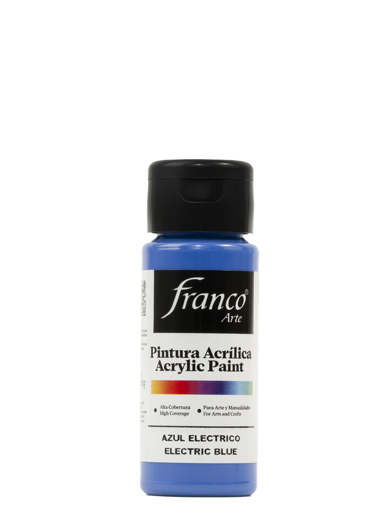 PINTURA ACRILICA 60 ML. 016 AZUL ELECTRICO FRANCO ARTE (6*24)