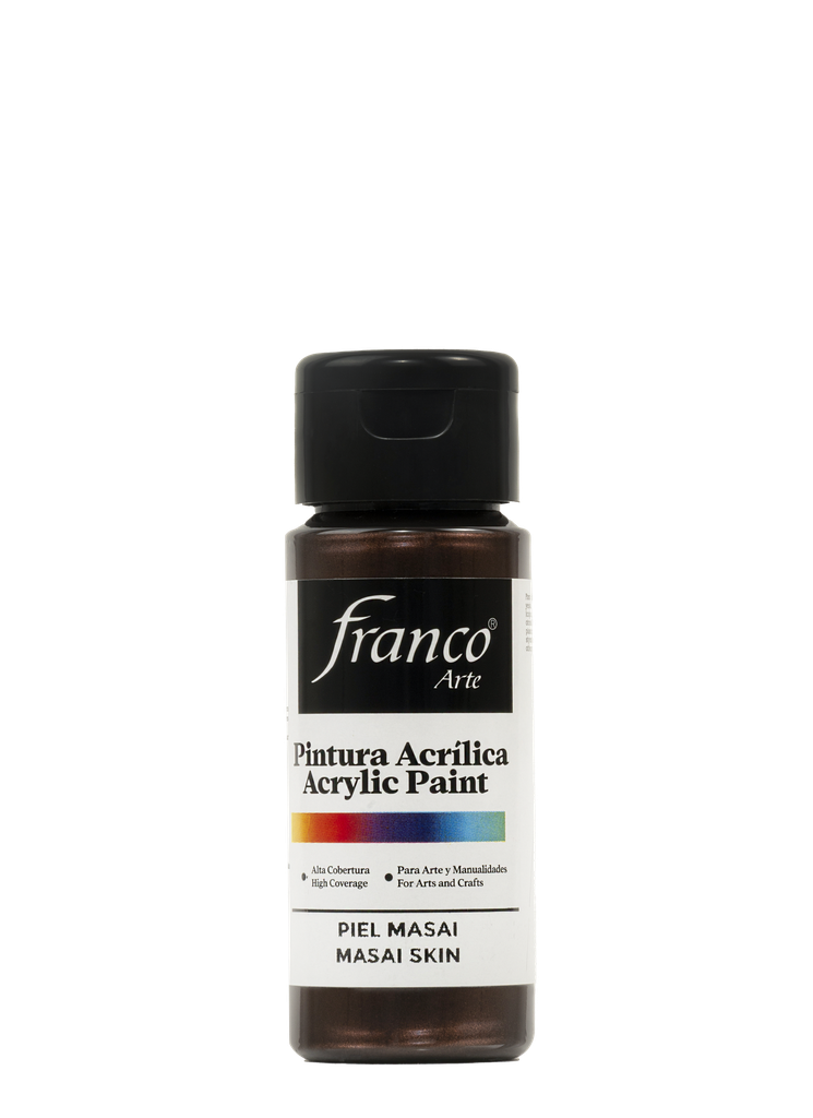 PINTURA ACRILICA 60 ML. 072 PIEL MASAI FRANCO ARTE (6*24)