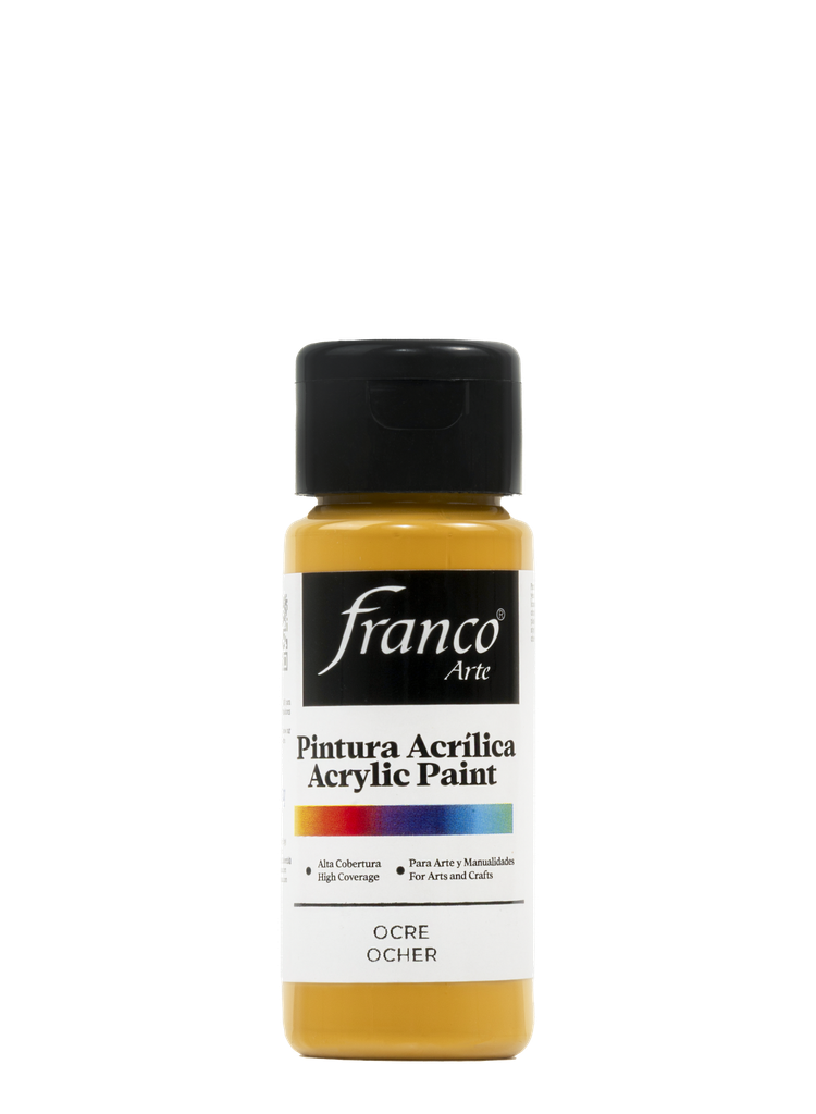 PINTURA ACRILICA 60 ML. 028 OCRE FRANCO ARTE (6*24)