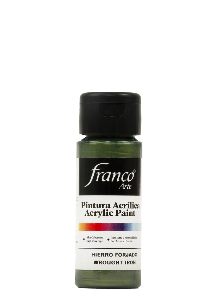 PINTURA ACRILICA 60 ML. 076 HIERRO FORJADO FRANCO ARTE (6*24)