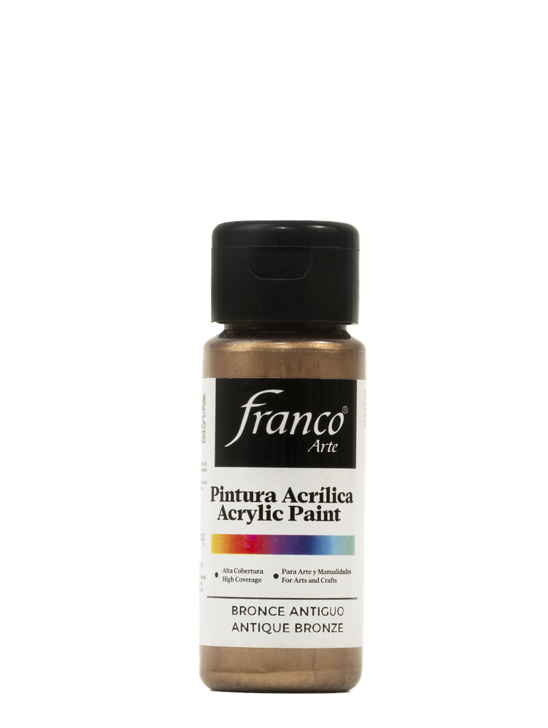 PINTURA ACRILICA 60 ML. 036 BRONCE ANTIGUO FRANCO ARTE (6*24)