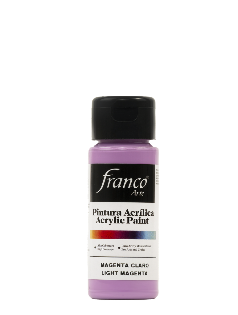 PINTURA ACRILICA 60 ML. 013 MAGENTA CLARO FRANCO ARTE (6*24)