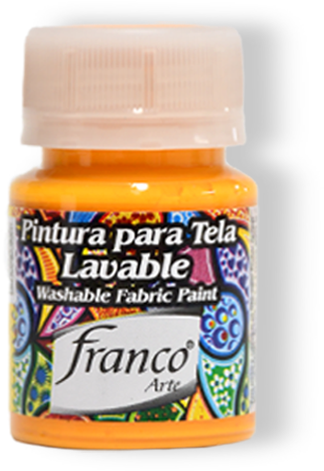 PINTURA PARA TELA 30 ML. 006 AMARILLO PRIMARIO FRANCO ARTE (6*24)