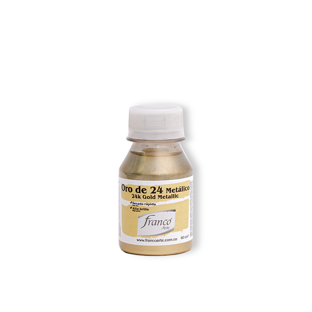 ORO METALICO 60 ML. 024 FRANCO ARTE (6*24)