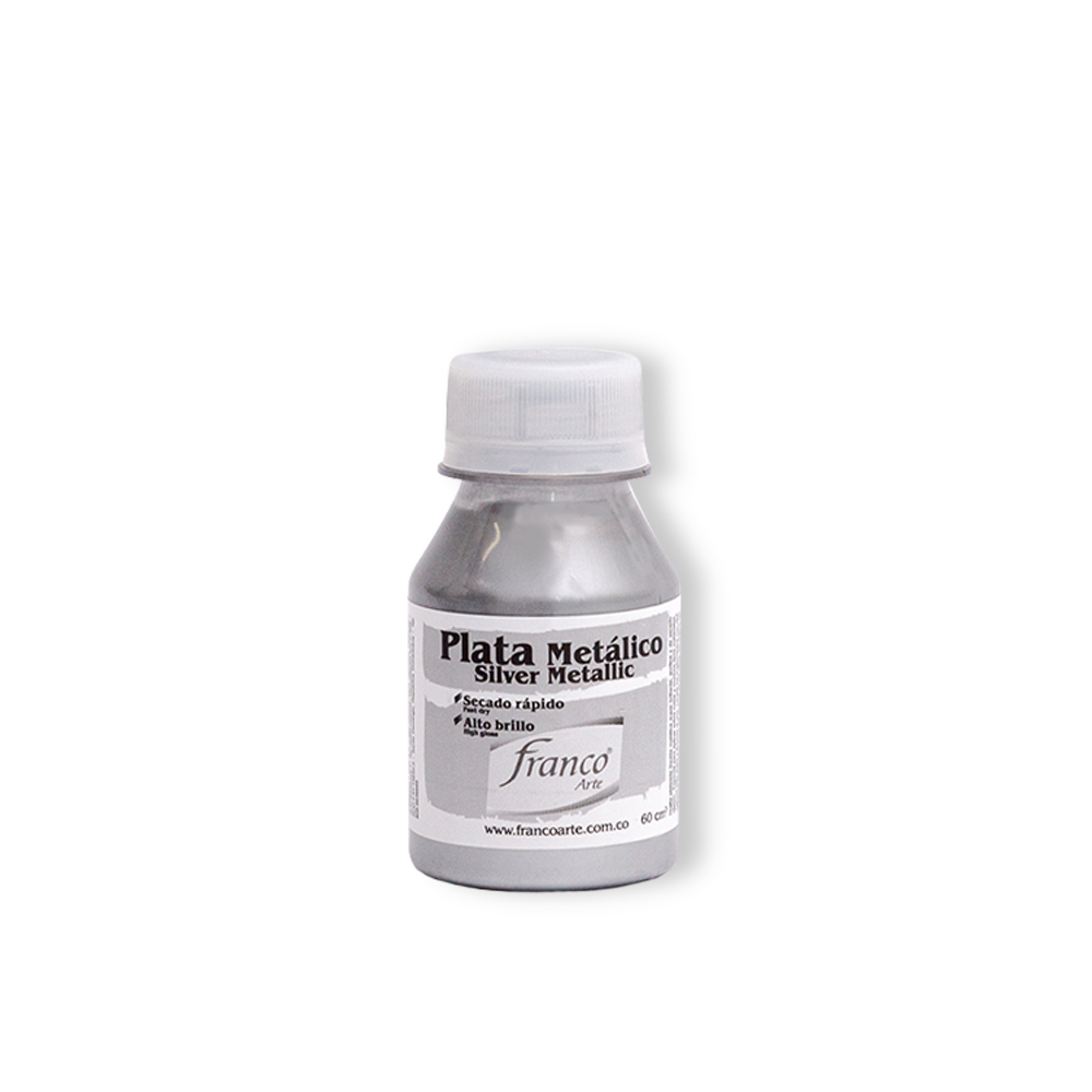 PLATA METALICA 60 ML. 023 FRANCO ARTE (6*24)