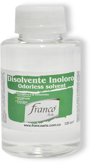 DISOLVENTE INOLORO 120 ML. 010 FRANCO ARTE (6*12)