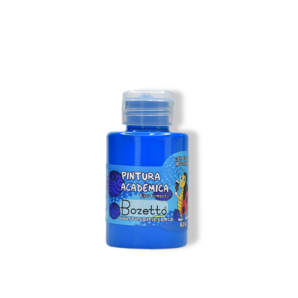 TEMPERA CON OLOR 120 ML. 003 AZUL BOZETTO (72)