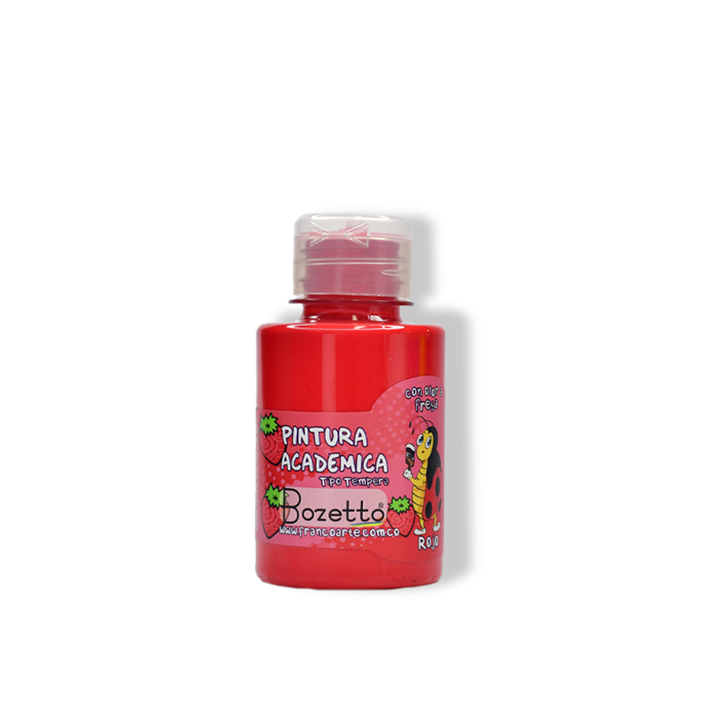 TEMPERA CON OLOR 120 ML. 004 ROJO BOZETTO (72)