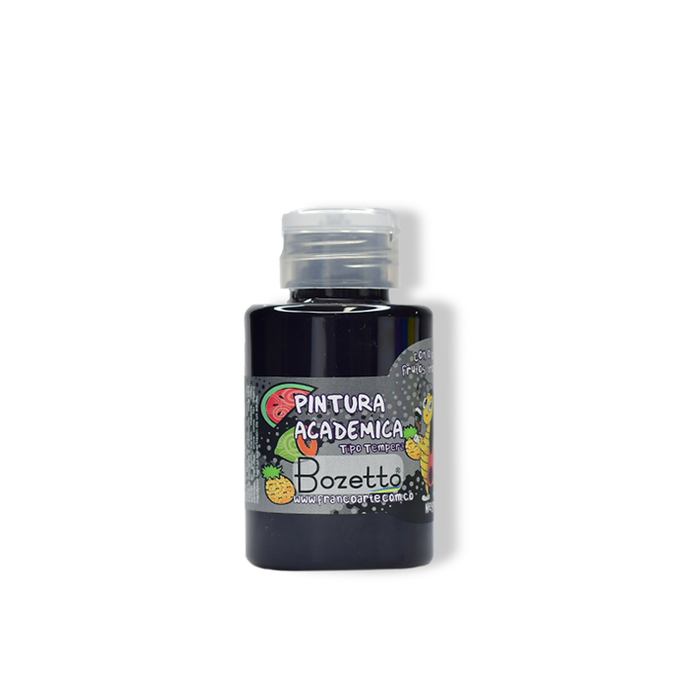TEMPERA CON OLOR 120 ML. 006 NEGRO BOZETTO (72)
