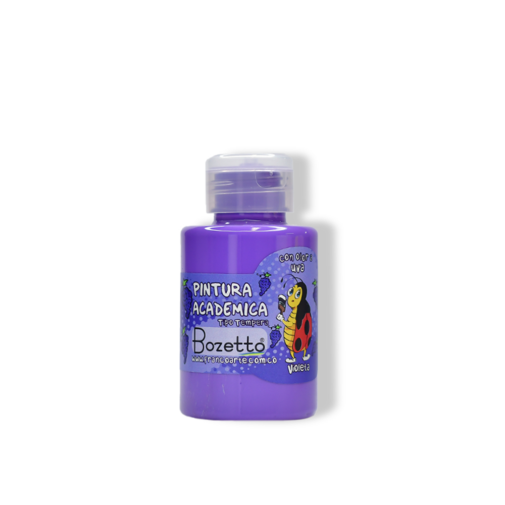 TEMPERA CON OLOR 120 ML. 009 VIOLETA BOZETTO (72)