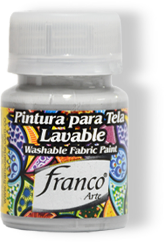 PINTURA PARA TELA 30 ML. 045 GRIS FRANCO ARTE (6*24)